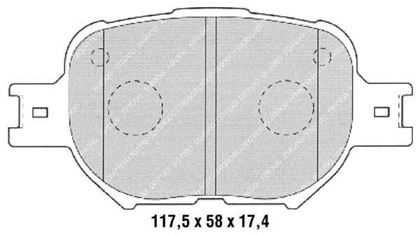 K27 Комплект тормозных колодок, дисковый тормоз 481-2352627