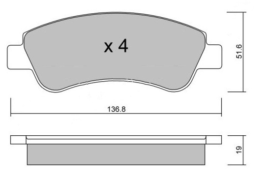 K27 Комплект тормозных колодок, дисковый тормоз 481-2359927