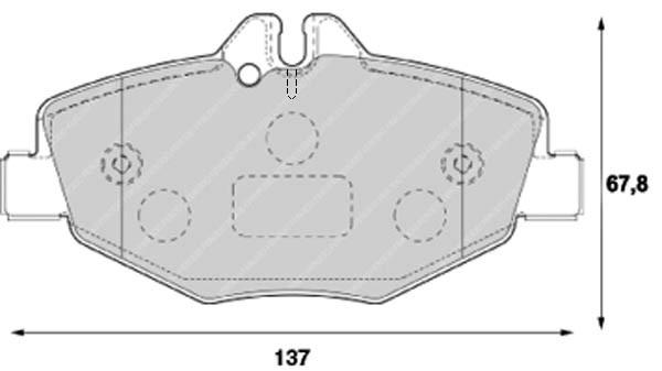 K27 Комплект тормозных колодок, дисковый тормоз 481-2374327