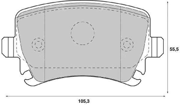 K27 Комплект тормозных колодок, дисковый тормоз 481-2391427
