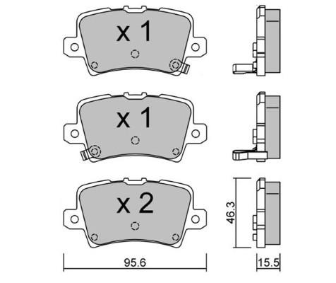 K27 Piduriklotsi komplekt,ketaspidur 481-2408627