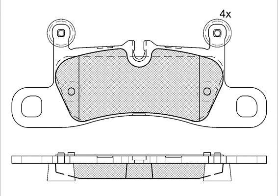 K27 Piduriklotsi komplekt,ketaspidur 481-2472127