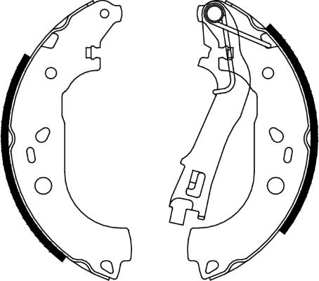 K27 Piduriklotside komplekt 483-34122