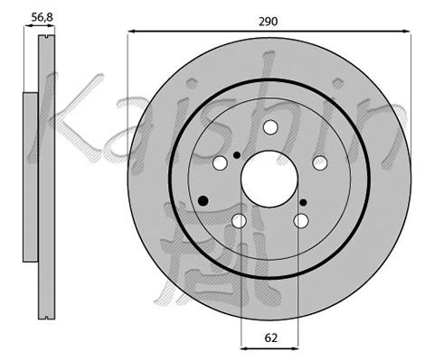 KAISHIN Тормозной диск CBR394