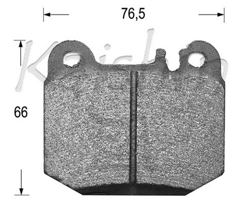 KAISHIN Piduriklotsi komplekt,ketaspidur D10080