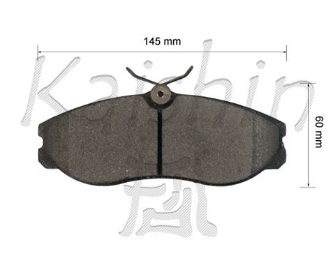 KAISHIN Комплект тормозных колодок, дисковый тормоз FK1213