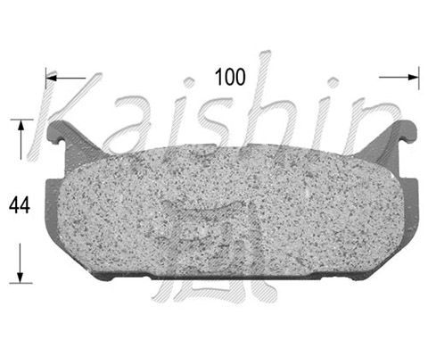 KAISHIN Комплект тормозных колодок, дисковый тормоз FK3083
