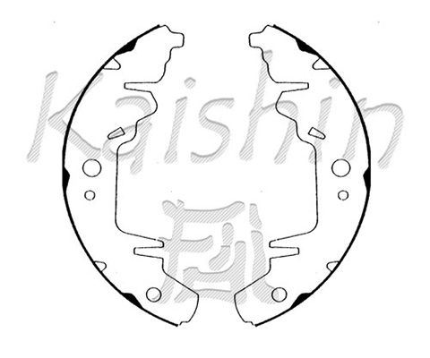 KAISHIN Комплект тормозных колодок K7913