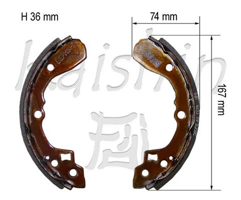 KAISHIN Piduriklotside komplekt K7915