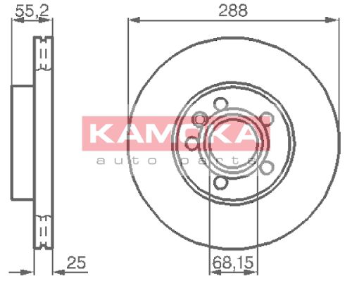 KAMOKA Piduriketas 1031692