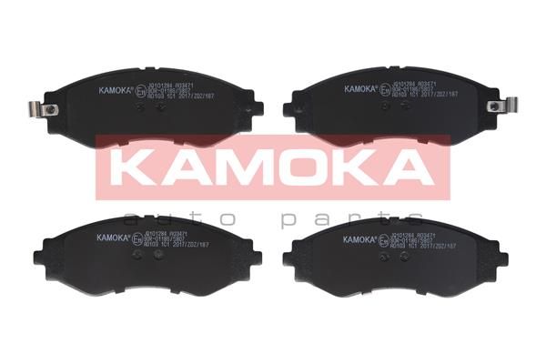 KAMOKA Комплект тормозных колодок, дисковый тормоз JQ101284