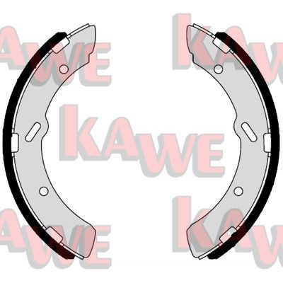 KAWE Комплект тормозных колодок 01104