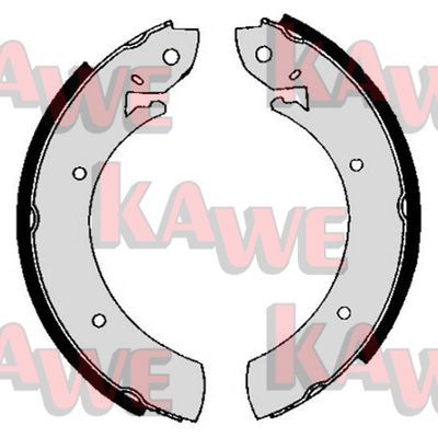 KAWE Комплект тормозных колодок 01150