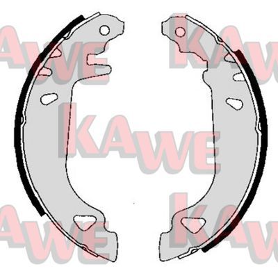 KAWE Комплект тормозных колодок 04780