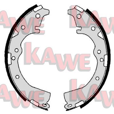 KAWE Комплект тормозных колодок 06650