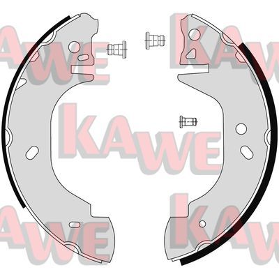 KAWE Комплект тормозных колодок 06760