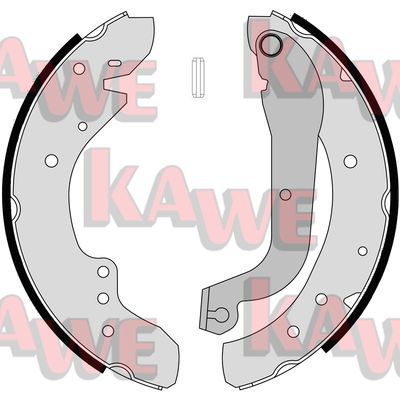 KAWE Комплект тормозных колодок 07105