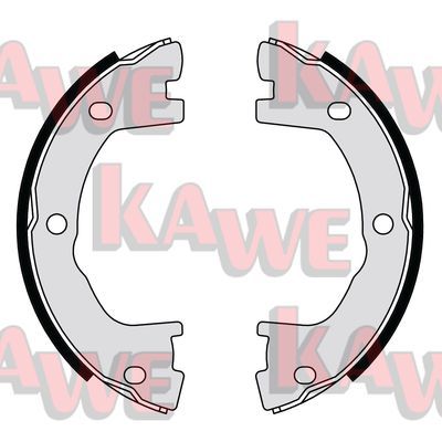 KAWE Комплект тормозных колодок, стояночная тормозная с 07800