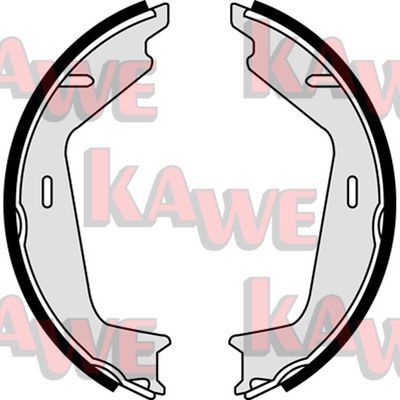 KAWE Комплект тормозных колодок, стояночная тормозная с 08260