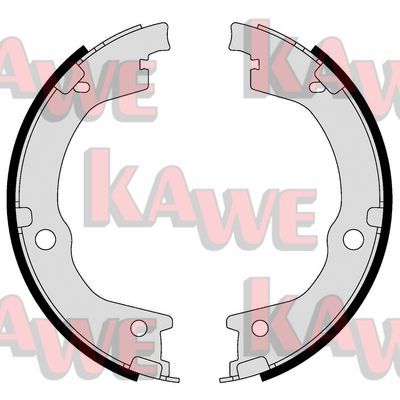 KAWE Комплект тормозных колодок, стояночная тормозная с 09460