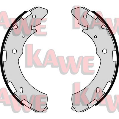 KAWE Комплект тормозных колодок 09470