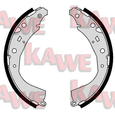 KAWE Piduriklotside komplekt,seisupidur 09600