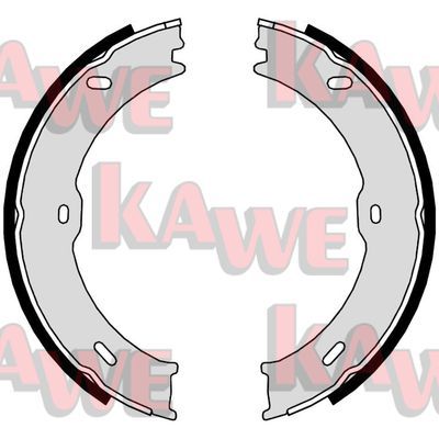 KAWE Комплект тормозных колодок, стояночная тормозная с 09710