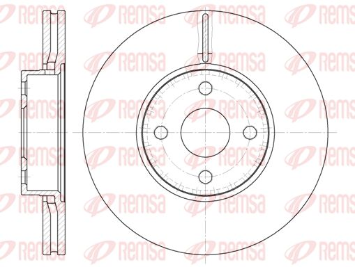 KAWE Piduriketas 6704 10