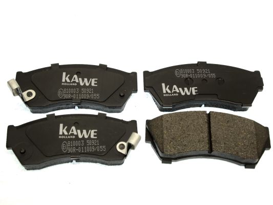 KAWE Комплект тормозных колодок, дисковый тормоз 810003