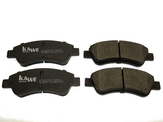 KAWE Комплект тормозных колодок, дисковый тормоз 810063