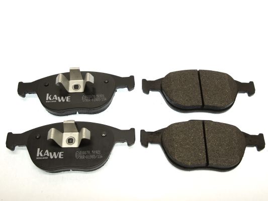 KAWE Комплект тормозных колодок, дисковый тормоз 810078