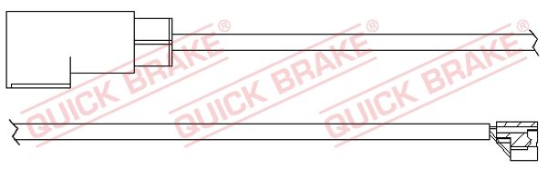 KAWE Hoiatuskontakt,piduriklotside kulumine WS0312A