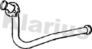 KLARIUS Труба выхлопного газа 110141