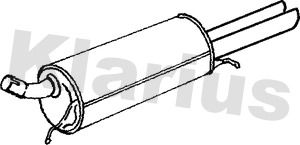 KLARIUS Глушитель выхлопных газов конечный 230769