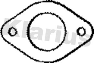 KLARIUS Прокладка, труба выхлопного газа 410106