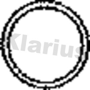 KLARIUS Прокладка, труба выхлопного газа 410156