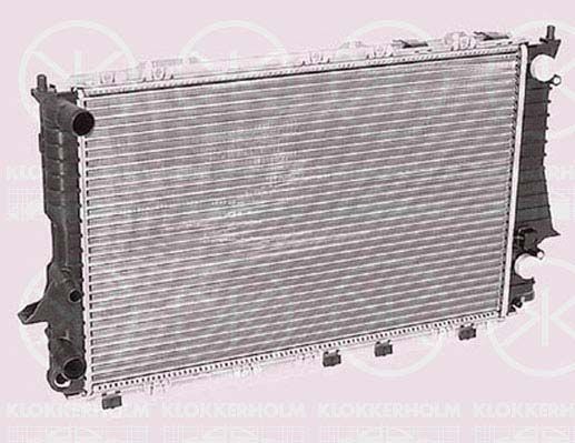 KLOKKERHOLM Radiaator,mootorijahutus 0012302078