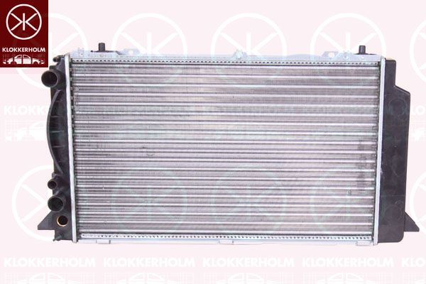 KLOKKERHOLM Радиатор, охлаждение двигателя 0017302090