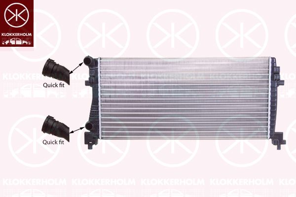 KLOKKERHOLM Radiaator,mootorijahutus 0027302340