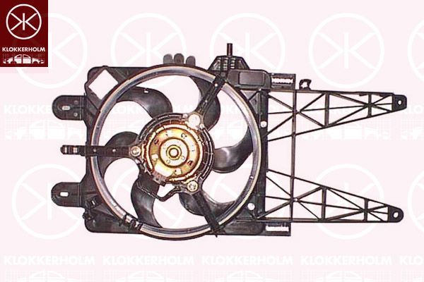 KLOKKERHOLM Вентилятор, охлаждение двигателя 20232608