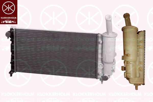 KLOKKERHOLM Radiaator,mootorijahutus 2023302275