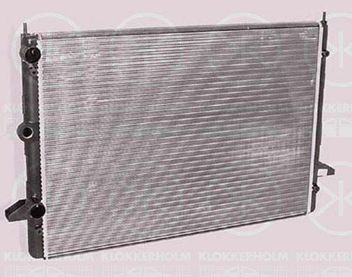 KLOKKERHOLM Радиатор, охлаждение двигателя 2582302135