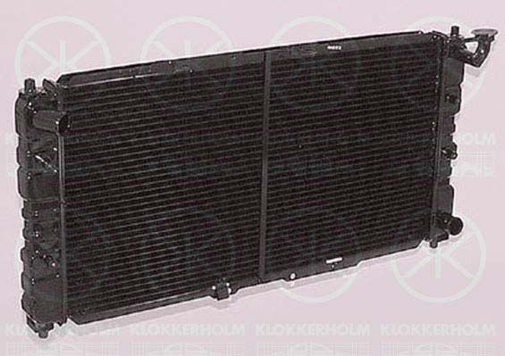 KLOKKERHOLM Radiaator,mootorijahutus 3471302101