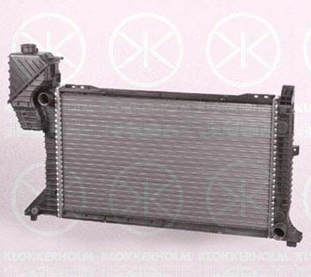 KLOKKERHOLM Radiaator,mootorijahutus 3546302183