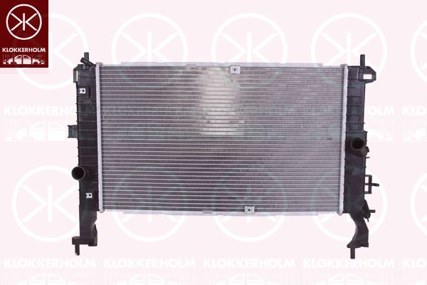 KLOKKERHOLM Радиатор, охлаждение двигателя 5026302346