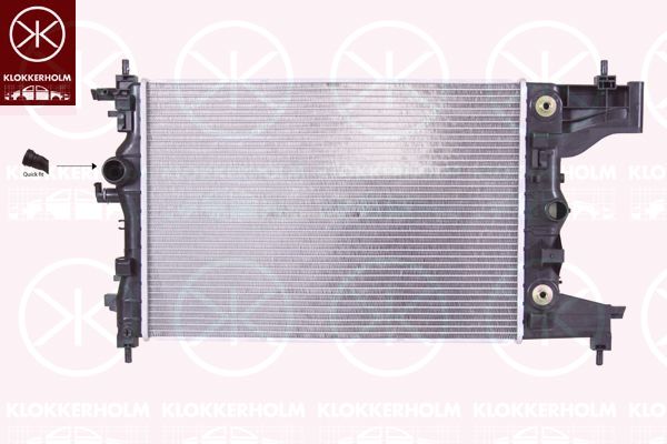 KLOKKERHOLM Radiaator,mootorijahutus 5053302486