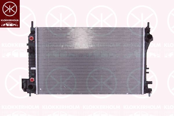 KLOKKERHOLM Радиатор, охлаждение двигателя 5078302559