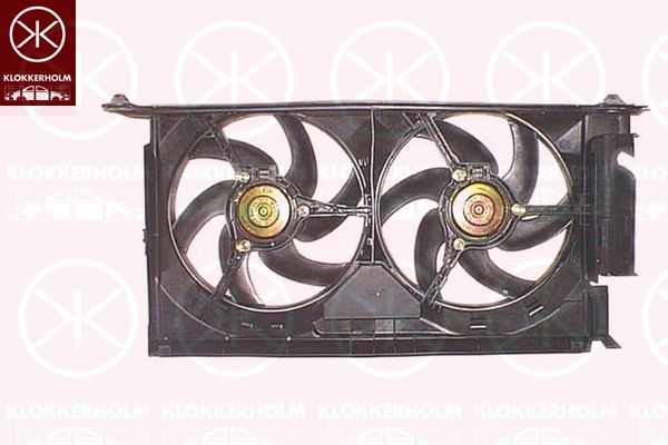 KLOKKERHOLM Вентилятор, охлаждение двигателя 55602601