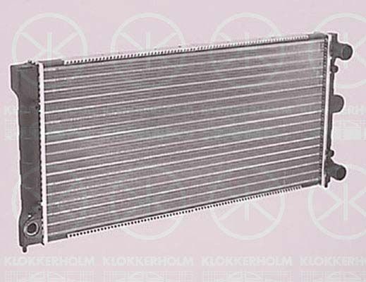 KLOKKERHOLM Radiaator,mootorijahutus 9537302072