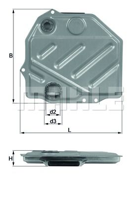 KNECHT Hüdraulikafilter,automaatkäigukast HX 48